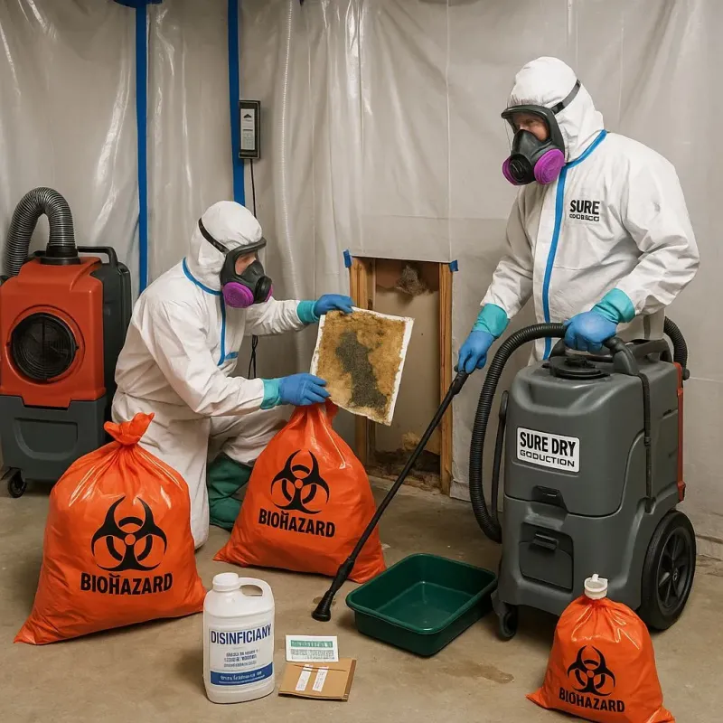 Contaminated Water Handling Protocols process in Groves, TX