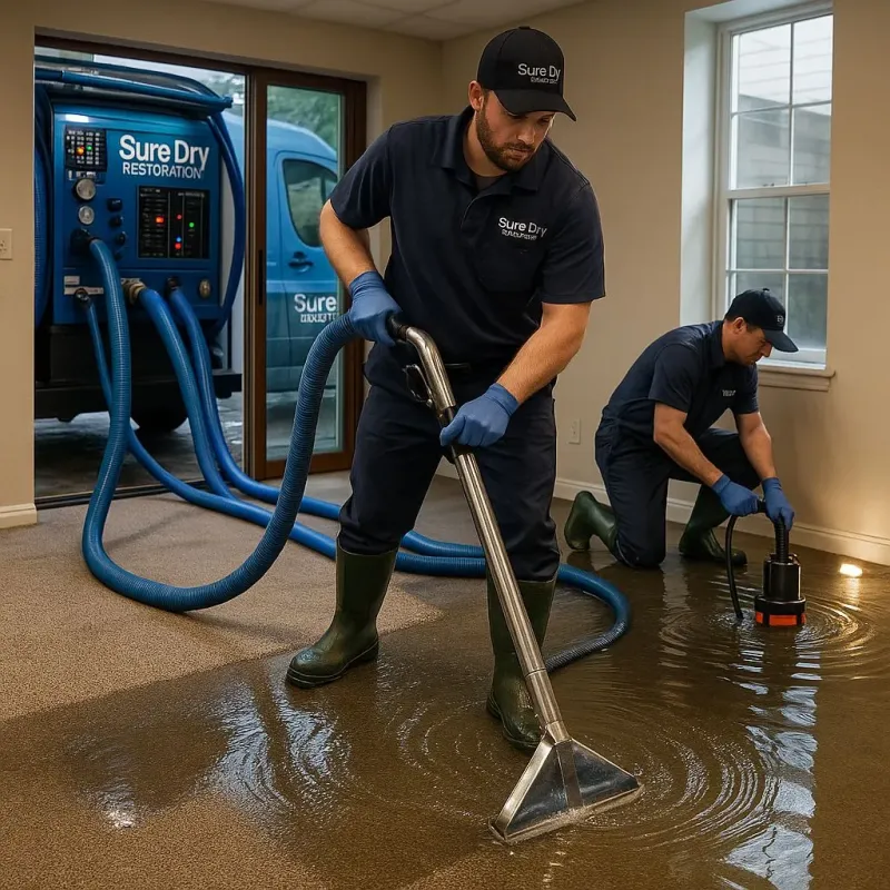 Water Extraction and Removal process in Groves, TX